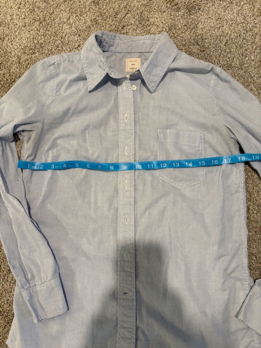 GAP Button-Down Shirt Trio in Lavender, Pink, and Light Blue - Picture 12 of 13